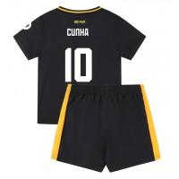 Maglia Calcio Wolves Matheus Cunha #10 Seconda Divisa Bambino 2024-25 Manica Corta (+ pantaloncini)